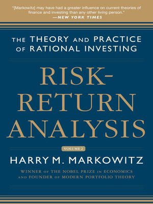 cover image of Risk-Return Analysis, Volume 2